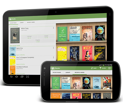 Aplicaciones para leer desde tu móvil Aldiko