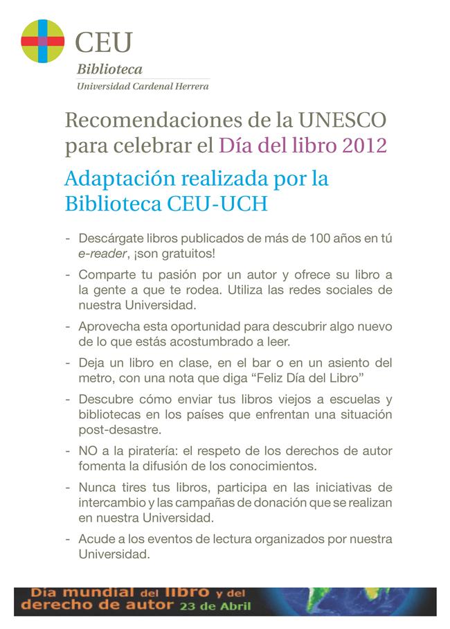 Día del libro 2012 ¡Celébralo!