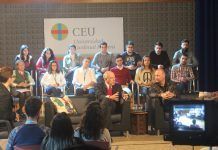 Encuentro con Pedro García Aguado y José Antonio Marina en los Platós CEU