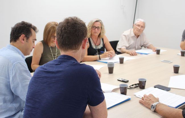 Sesión del grupo focal de usuarios de Fisioterapia reunido en el Hospital General de Valencia el 19 de junio de 2015
