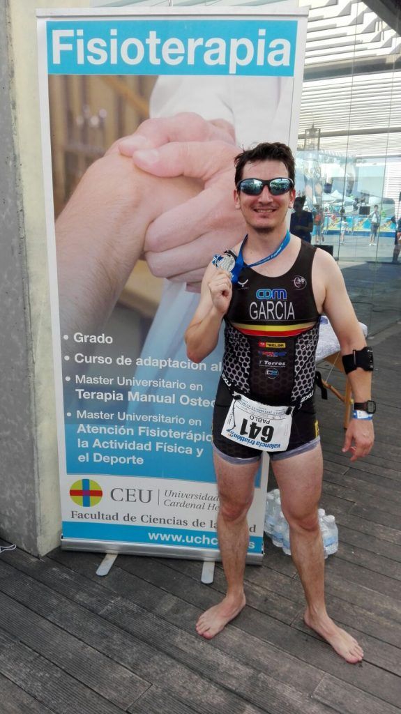 Pablo Salvador culmina el Triatlón de Valencia