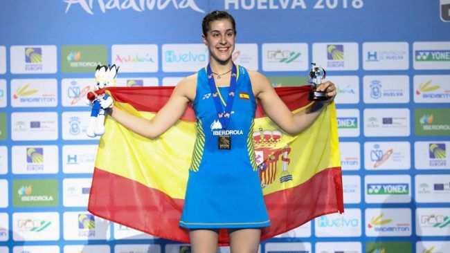 La española Carolina Marín, con su maravillosa motricidad, vuelve a ser campeona europea de bádminton