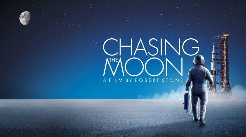Destino la Luna. FOTO cartel del documental dirigido por Robert Stone en 2019