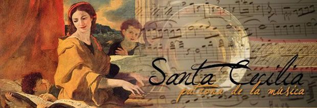 Resultado de imagen de Santa Cecilia musica