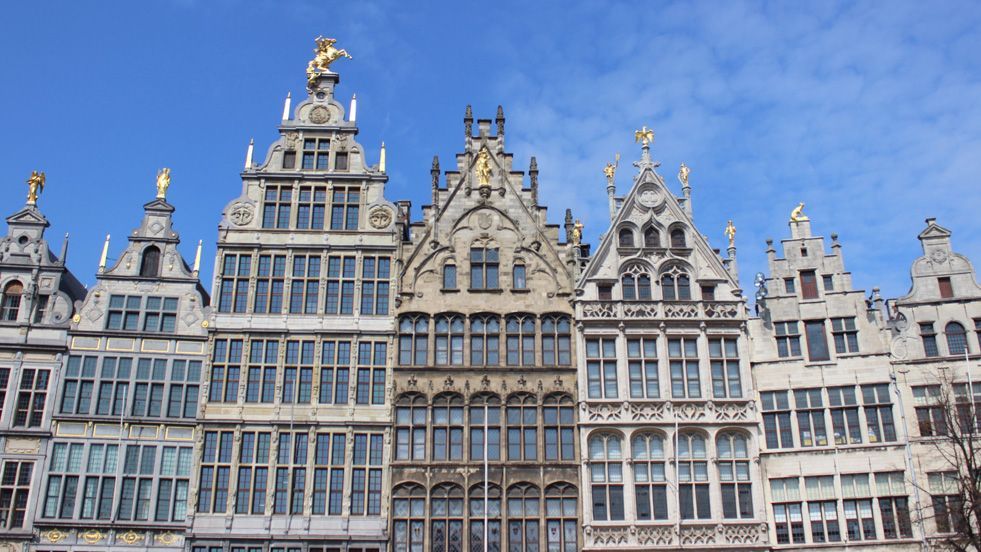 The main square in Antwerp