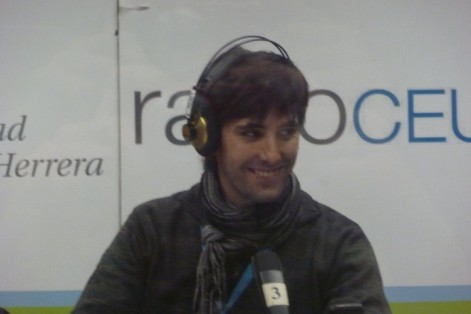 Daniel Valero se inició en la radio en la emisora de la UCH-CEU, Radio CEU